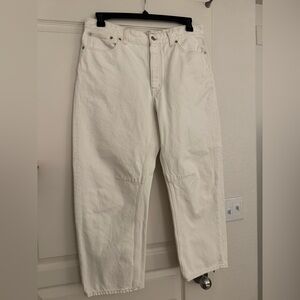 Madewell Women's Relaxed White Jeans